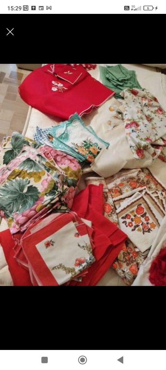 Tovaglie alcune nuove da 5 a 15 euro