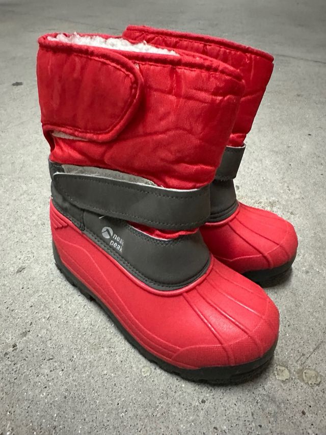 Pantalon nieve infantil Columbia y botas nieve