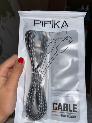 Cable de cargador iphone
