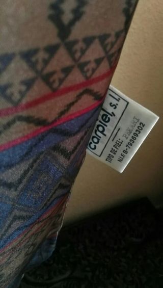 Chaqueta tipo de piel.