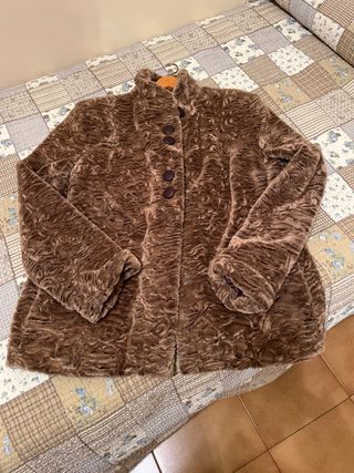 Abrigo chaqueton pelo