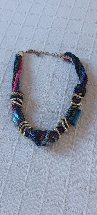 Collar mujer pedrería 