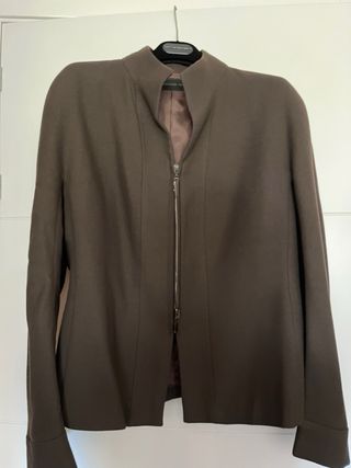 Traje marrón Purificación García 46