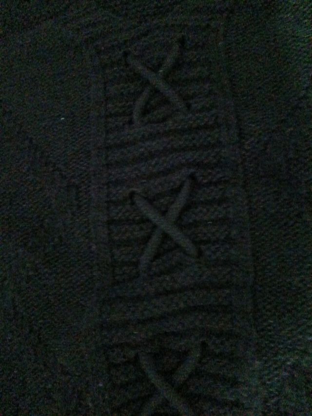 Jersey lana negro corto