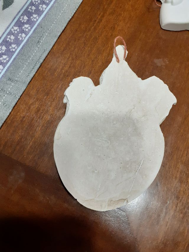 angeli angelo gesso decorazione Natale Noel cuore