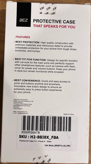 Carcasa / funda rigida Iphone X