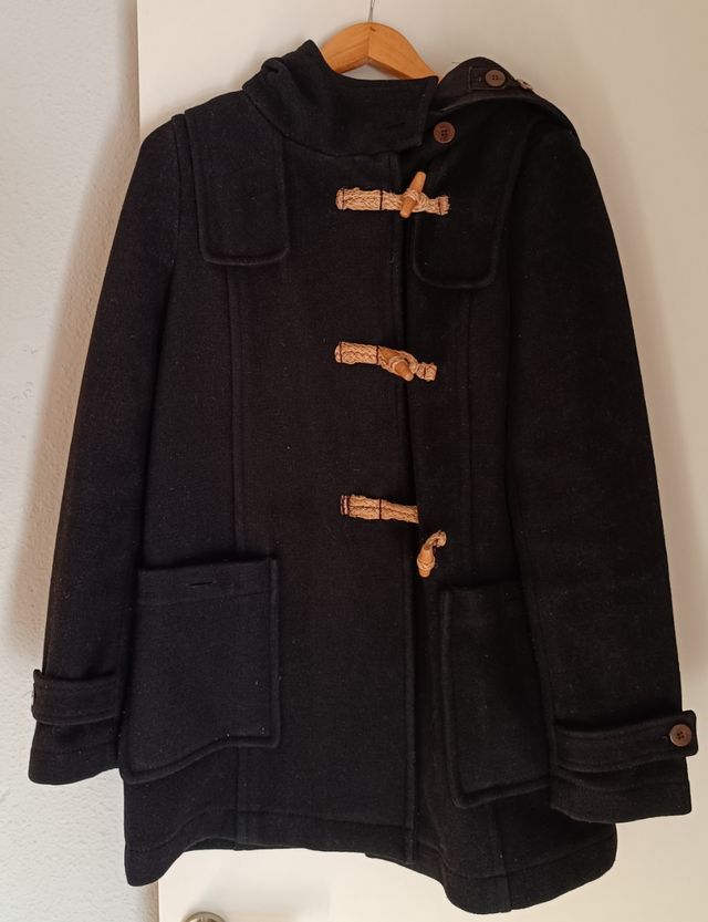 Abrigo azul marino Pull&Bear talla 38