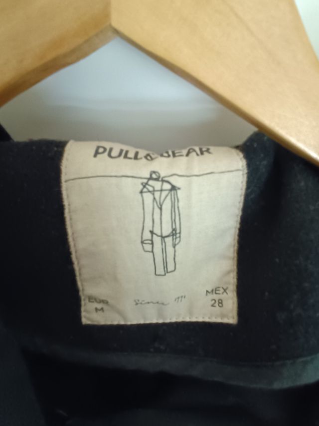 Abrigo azul marino Pull&Bear talla 38