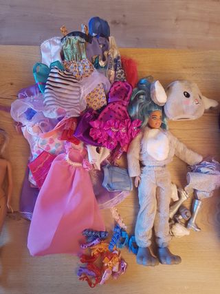 Pack Barbie Muñecas coche y complementos