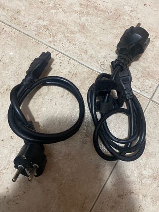 cables cargadores 3 clavijas