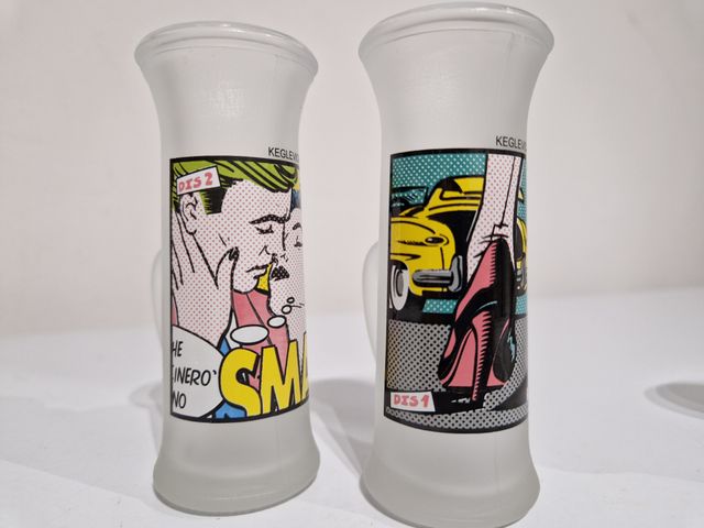 Vodka Keglevich Komix 99 Serie completa 4 pezzi