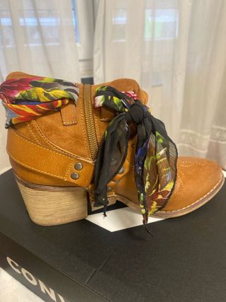 botines marrones