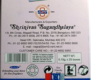 3 scatole incenso Satya profumazioni miste