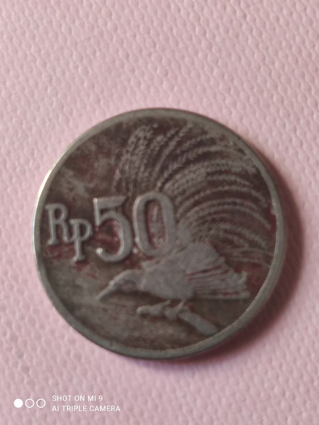 moneda de Indonesia 1971