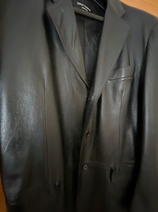 chaquete de piel autentica hombre