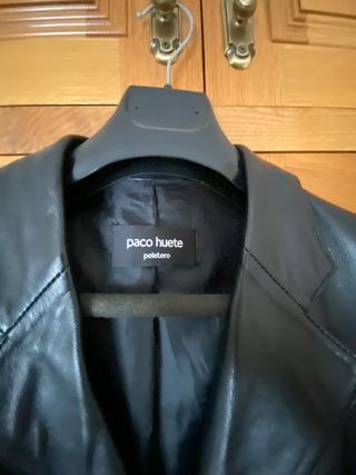 chaquete de piel autentica hombre