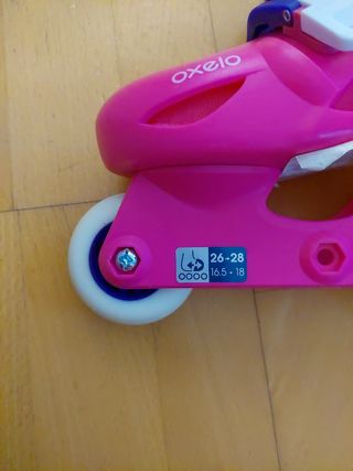 Patines de 2 o 3 ruedas Oxelo niña 26-28.