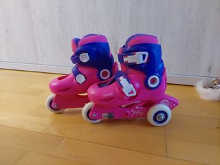 Patines de 2 o 3 ruedas Oxelo niña 26-28.