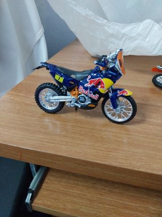 Moto de juguete de colección ktm burago