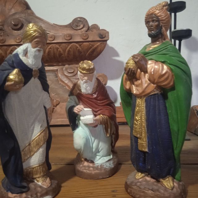 Reyes magos escayola
