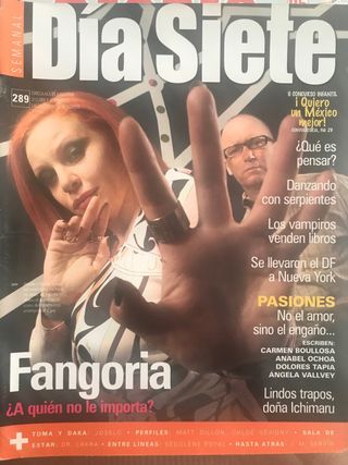 Revista Dia Siete. Fangoria año 2007. Alaska