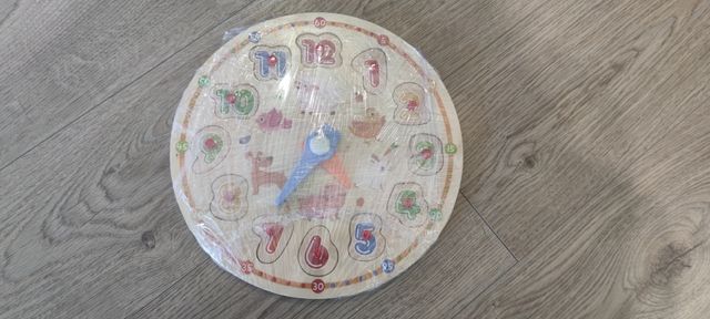 Puzzle números reloj