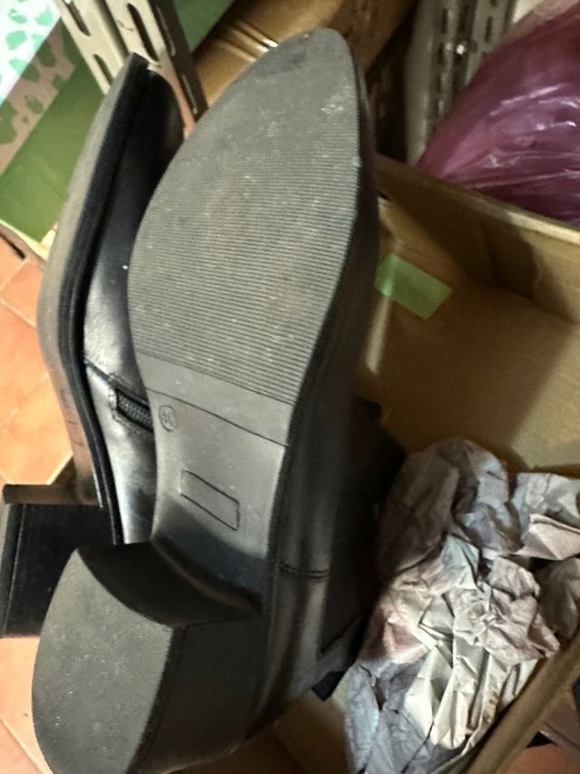 stivaletto in vera pelle