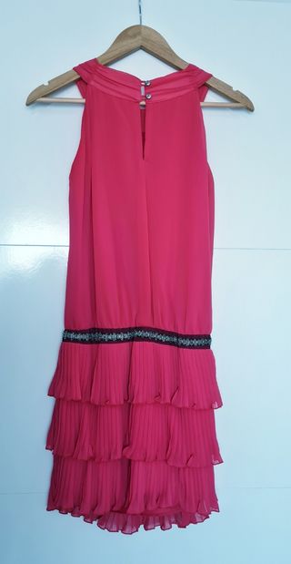 VESTIDO FIESTA O INVITADA Y TOCADO A CONJUNTO