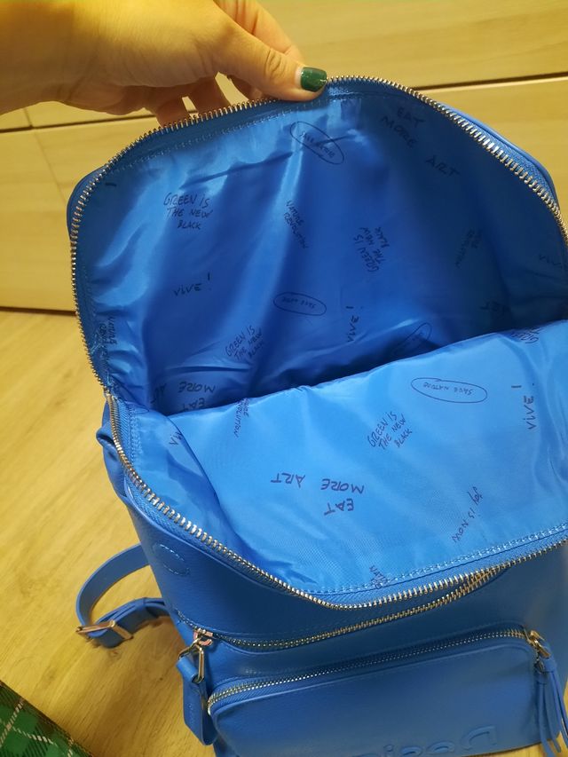 Mochila desigual azul