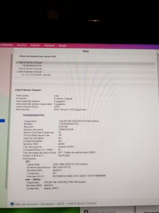 Imac 21.5" 2011 i5 SSD y sonoma