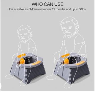 Asiento Inodoro Plegable Niños .Nuevo