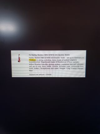 Violín eléctrico