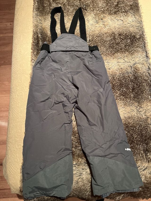 Pantalon de esqui gris 6-7 años