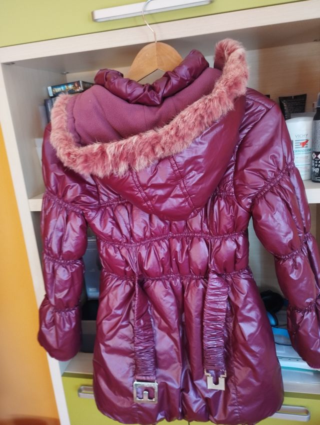 Chaqueta con capucha de invierno de niña talla 16