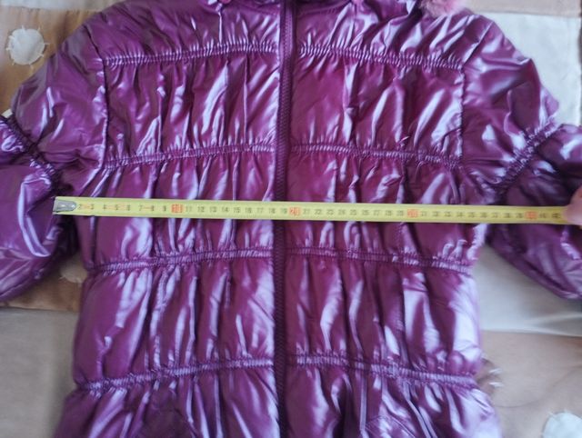 Chaqueta con capucha de invierno de niña talla 16