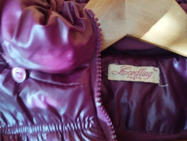 Chaqueta con capucha de invierno de niña talla 16