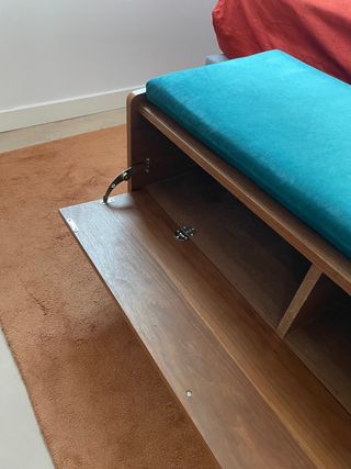 Banco zapatero de madera