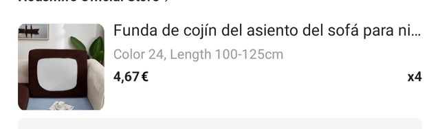 Fundas asiento sofá