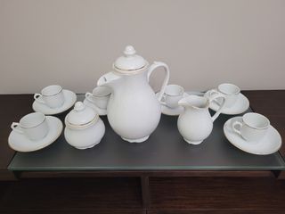 Juego de café porcelona 6 servicios