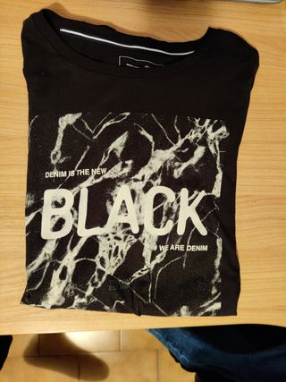 Camiseta Black Tom Tailor Denim