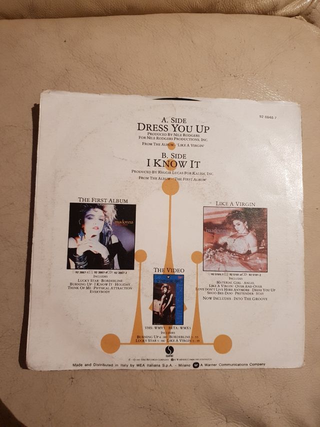 Vinile 45 giri MADONNA