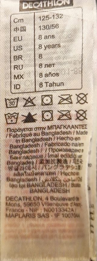 Pantalón esquí niñ@ talla 8 años