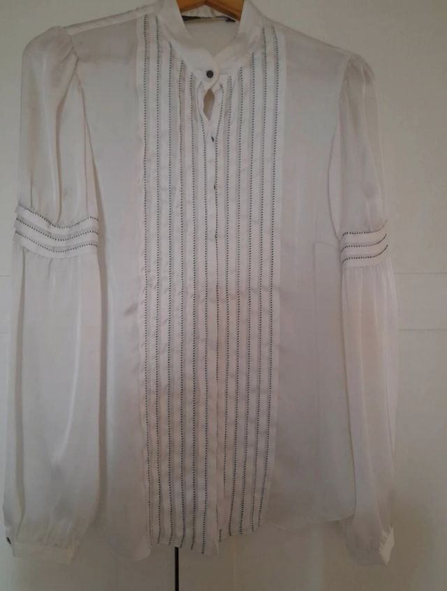 Camicia Zara con piegoline tg L