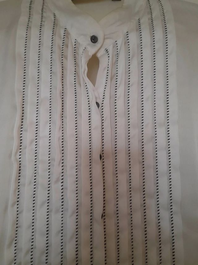 Camicia Zara con piegoline tg L
