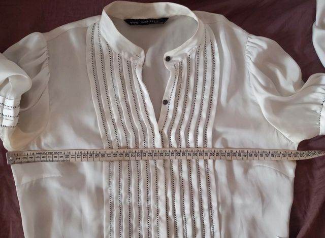 Camicia Zara con piegoline tg L