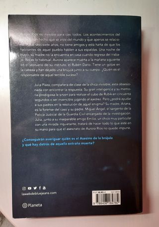 Libro la chica invisible Blue Jeans
