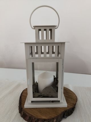 Farol de vela gruesa