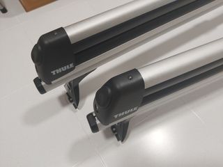 Porta esquís thule con barra de aluminio