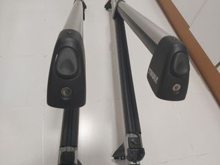 Porta esquís thule con barra de aluminio