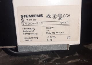 Acumuladores Calor Siemens 2ND5802